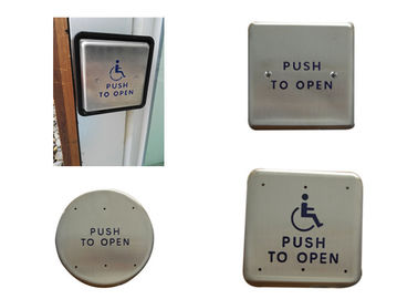 4,75 ”kwadratowy przełącznik wciskany ze stali nierdzewnej, przycisk otwierania z handicapem do drzwi