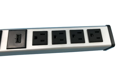 Wiele gniazdek Power Bar z portami USB do domu / biura, gniazdami elektrycznymi